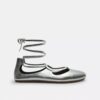 Lace-Up Soft Ballet Flat